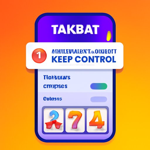 takbat নোটিফিকেশনসহ ফোন স্ক্রিন